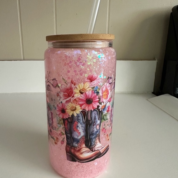 Snowglobe glass tumbler - Picture 1 of 1